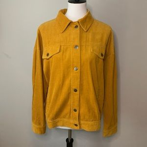 NWT Mustard Yellow Corduroy Jacket